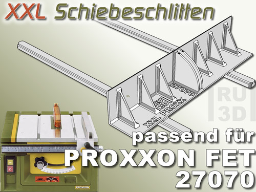 Xxl schiebeschlitten passend - xxl,
